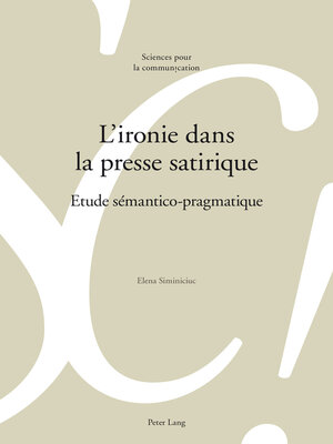 cover image of Lironie dans la presse satirique